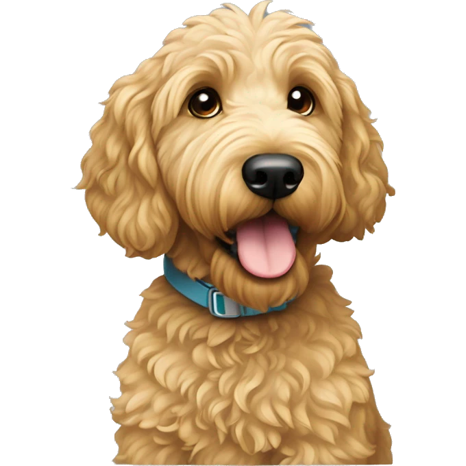 Goldendoodle and bernadoodle emoji