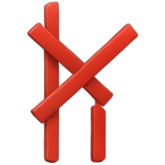 RED WRONG CROSS emoji