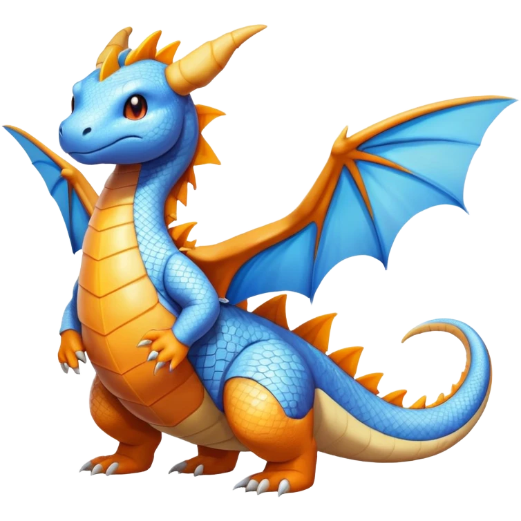 Dragonite (full body) emoji