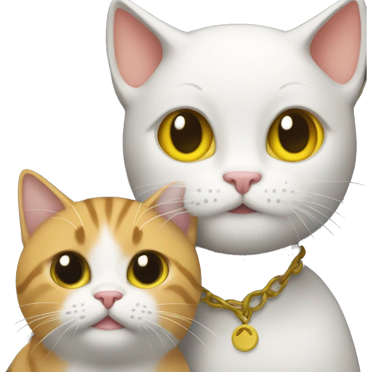 Cat with remon emoji