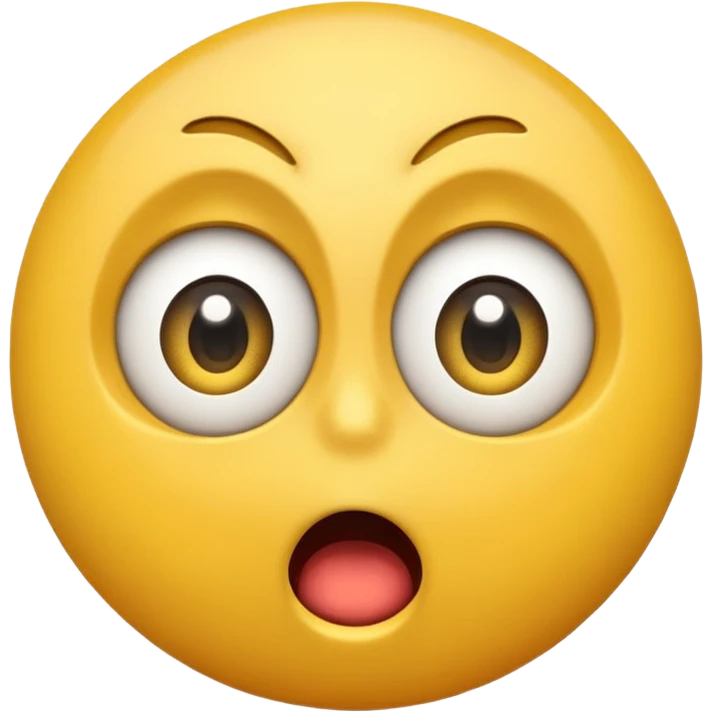 A shocked emoji emoji