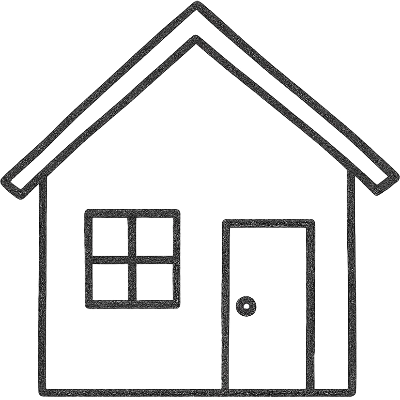 minimal house emoji