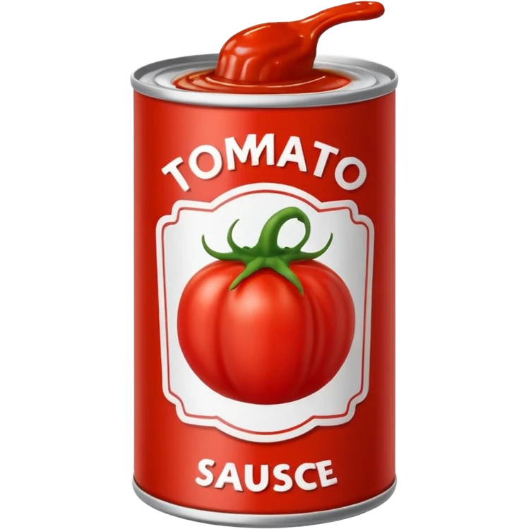 can with red sauce splash and chili pepper on label emoji