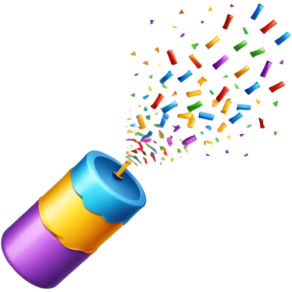 party popper emoji