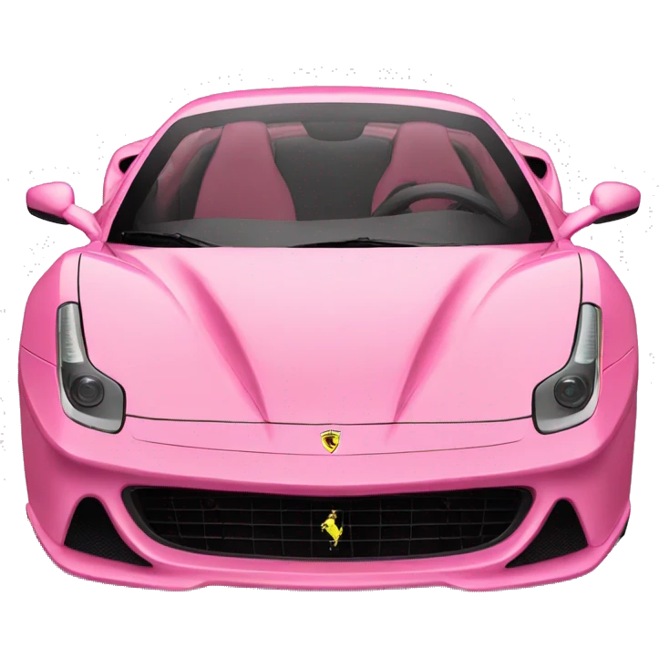 Pink ferrari car emoji