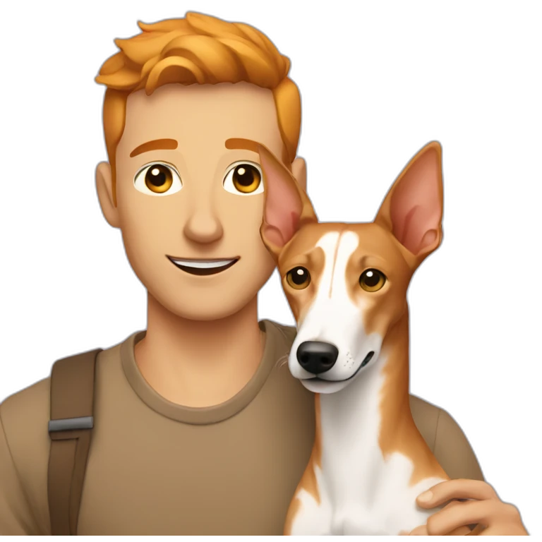 Human gay couple with a podenco emoji