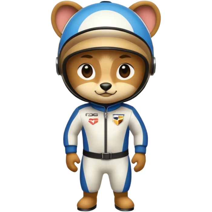 Animal in racing suit  emoji