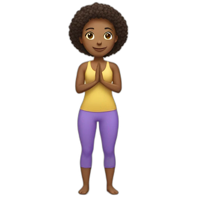 Yoga teacher  emoji