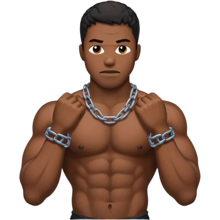 Black slave emoji