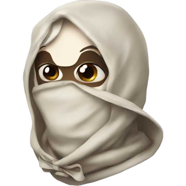 cowl with bow emoji