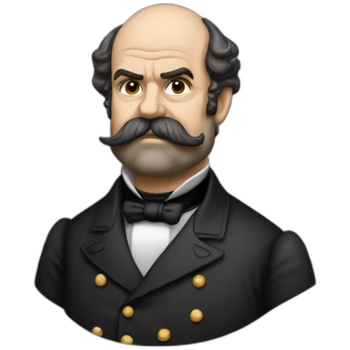 Ambrose Burnside with sideburns emoji