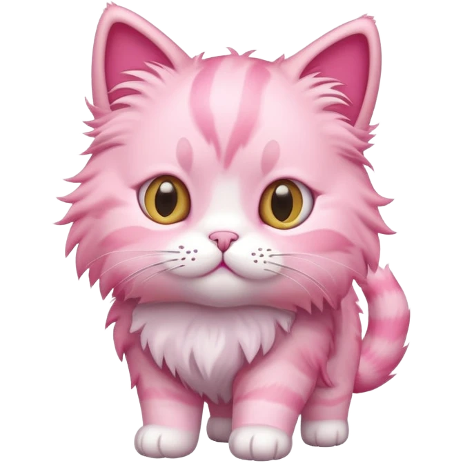 walking pinky cat emoji