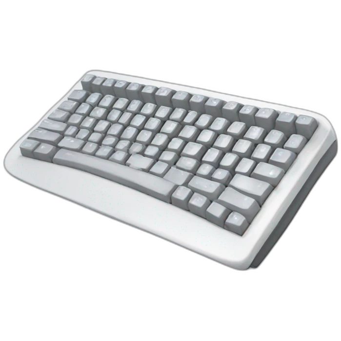 computer keyboard side view emoji