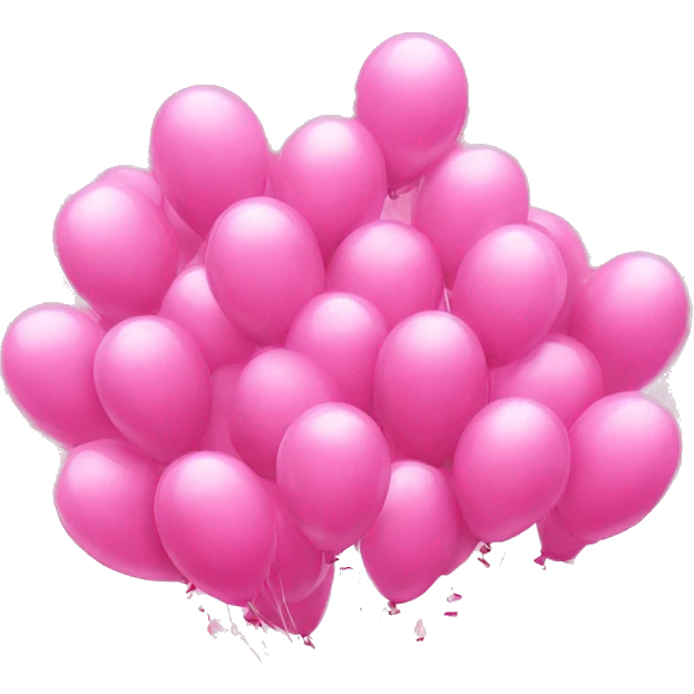 Pink celebration emoji