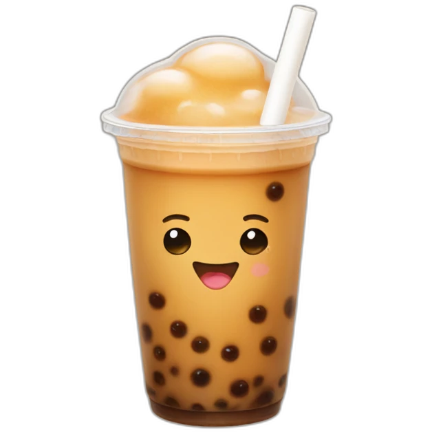 Bubble tea brown sugar emoji