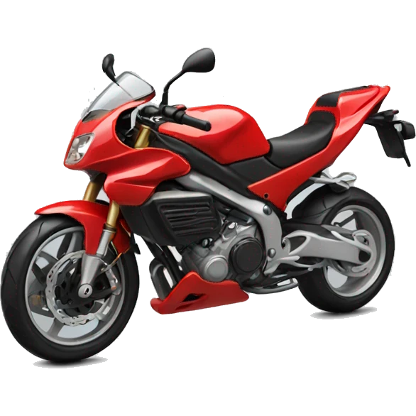 Red sports bike emoji