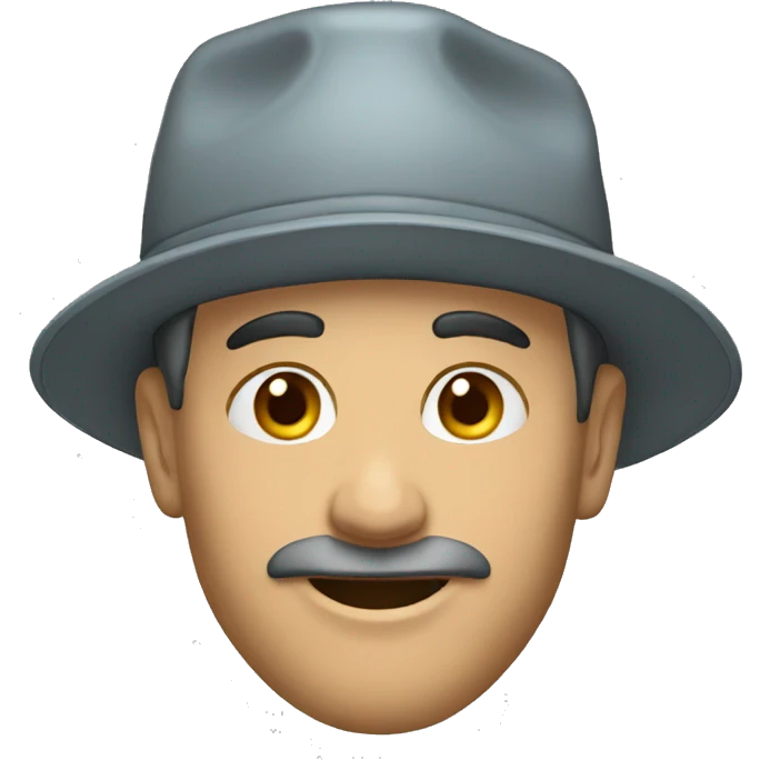 Hombre con gorra emoji
