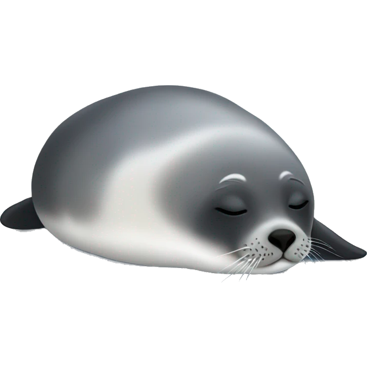 ringed seal sleeping emoji