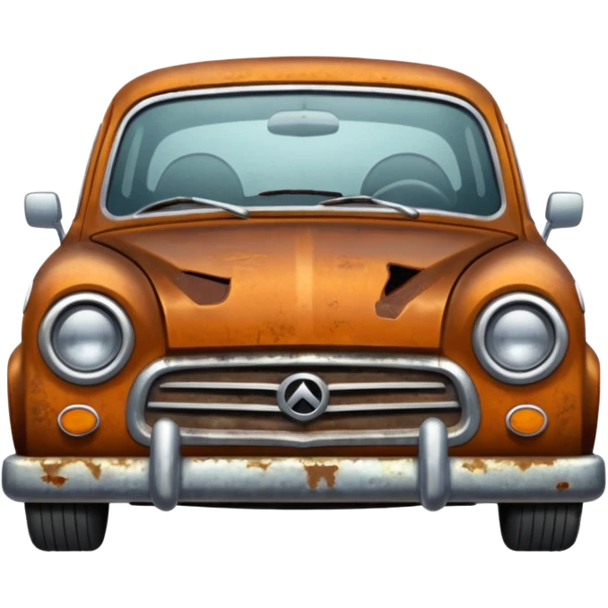 a crappy car emoji