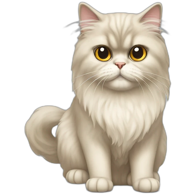 Persian cat emoji