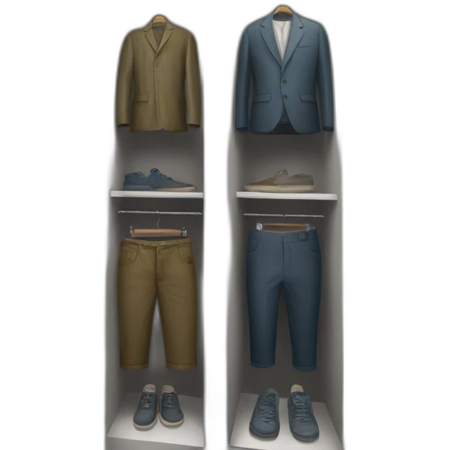 Shop of mens clothing emoji
