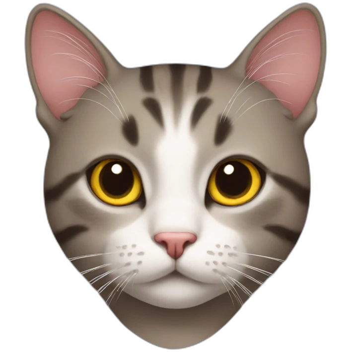 Cat gives heart emoji
