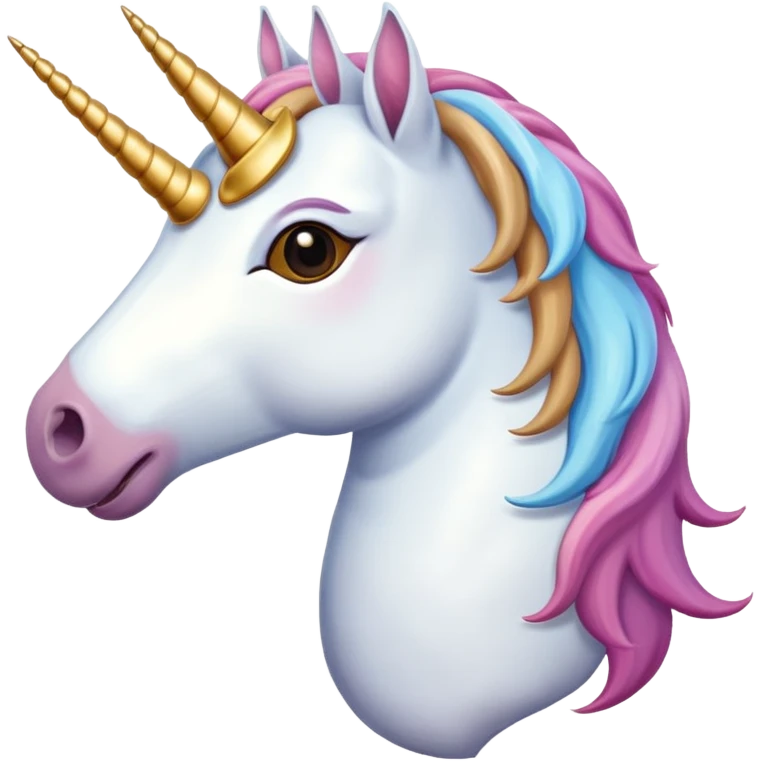Unicorn with a peanut emoji