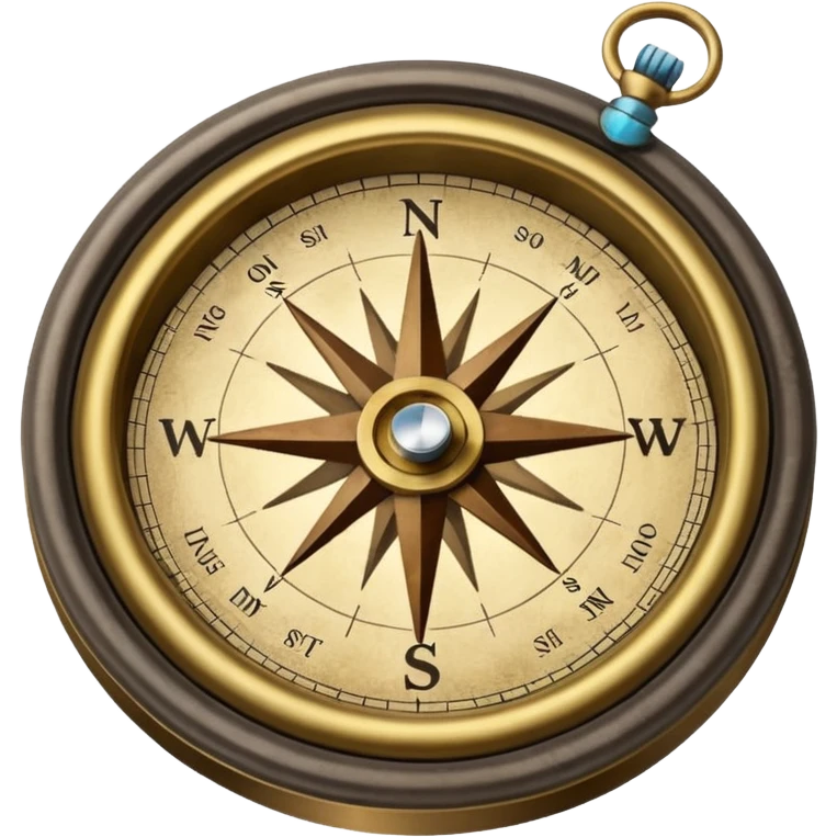 Compass pointing north west emoji