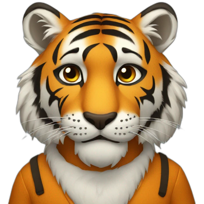 Tiger furry emoji
