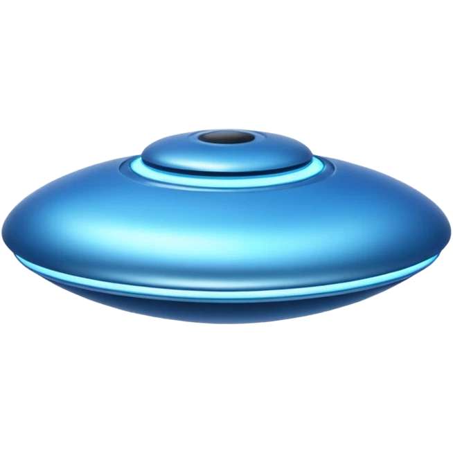 blue UFO emoji