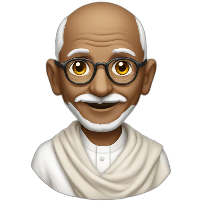 Gandhi emoji