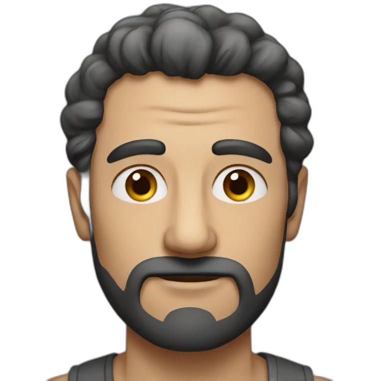 Man with long mostash emoji