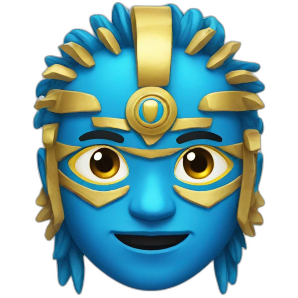 Sol azul emoji