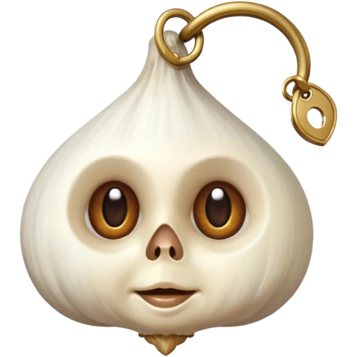 EYE KEY CHIN GARLIC emoji