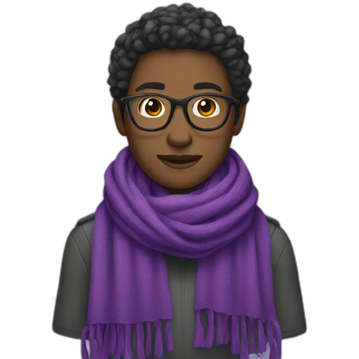 purple scarves emoji
