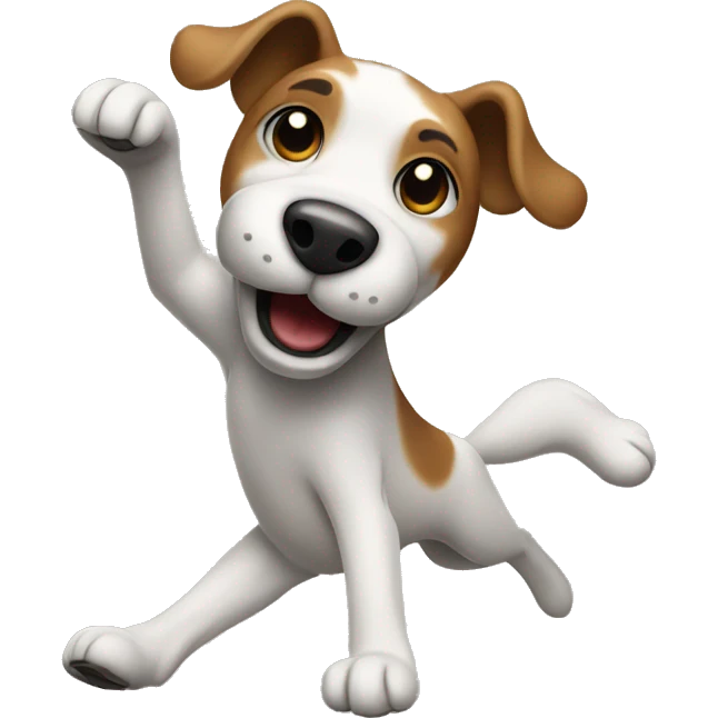 Dancing dog emoji