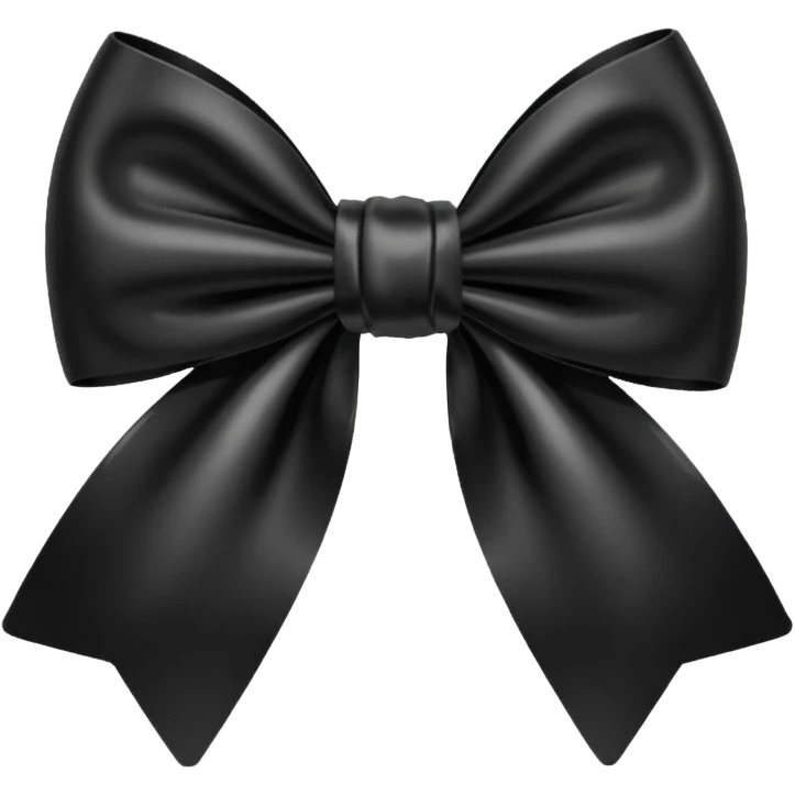 black bow emoji