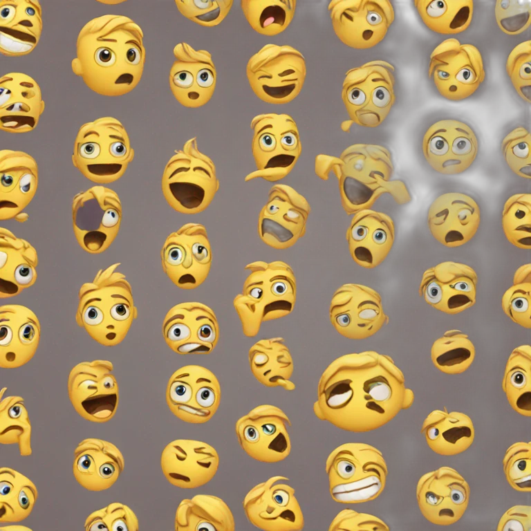 Create a shocked emoji emoji