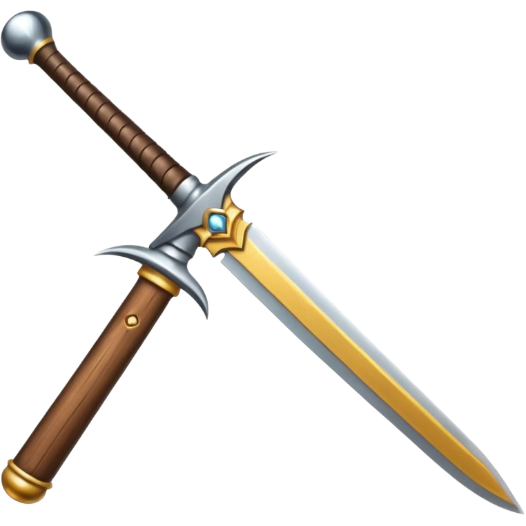 Quiero que sea una espada pixeleada emoji