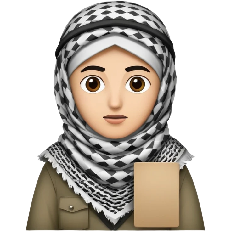 Palestine protestor emoji