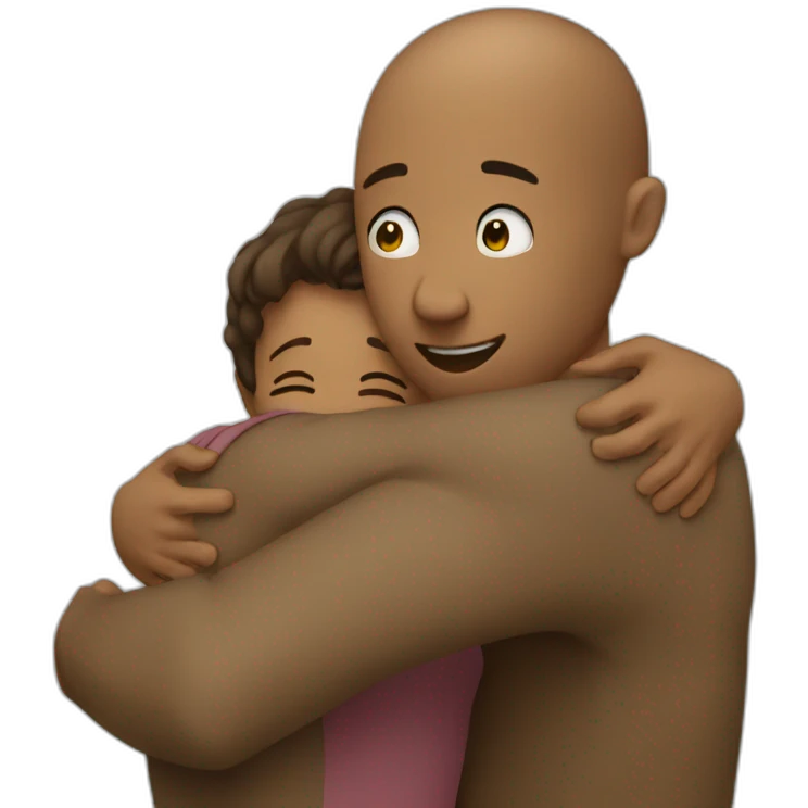 A hug emoji
