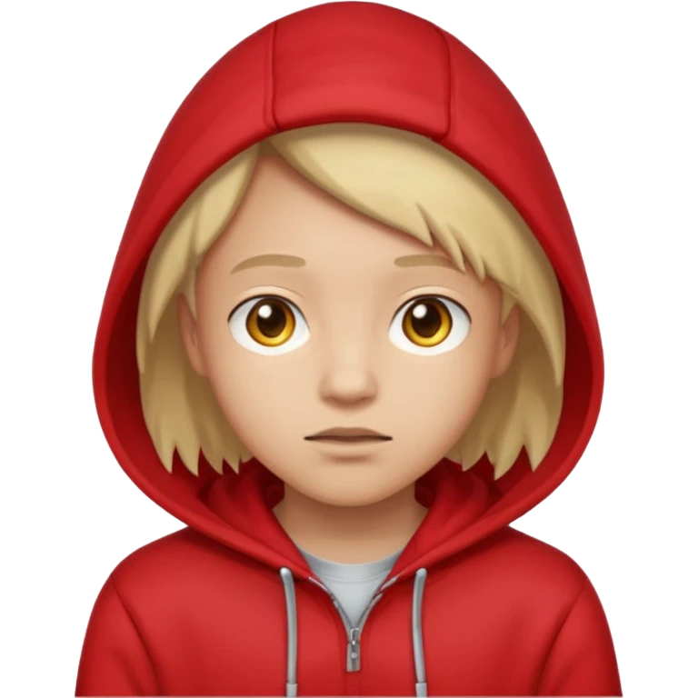 only red hoodie emoji