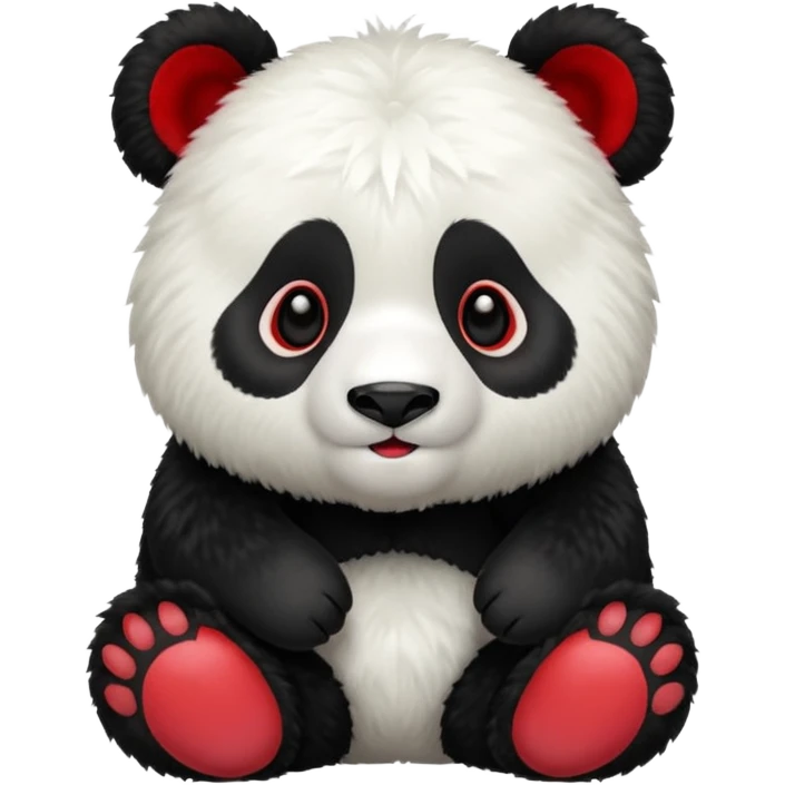 panda red emoji