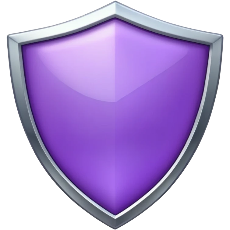 Purple shield emoji