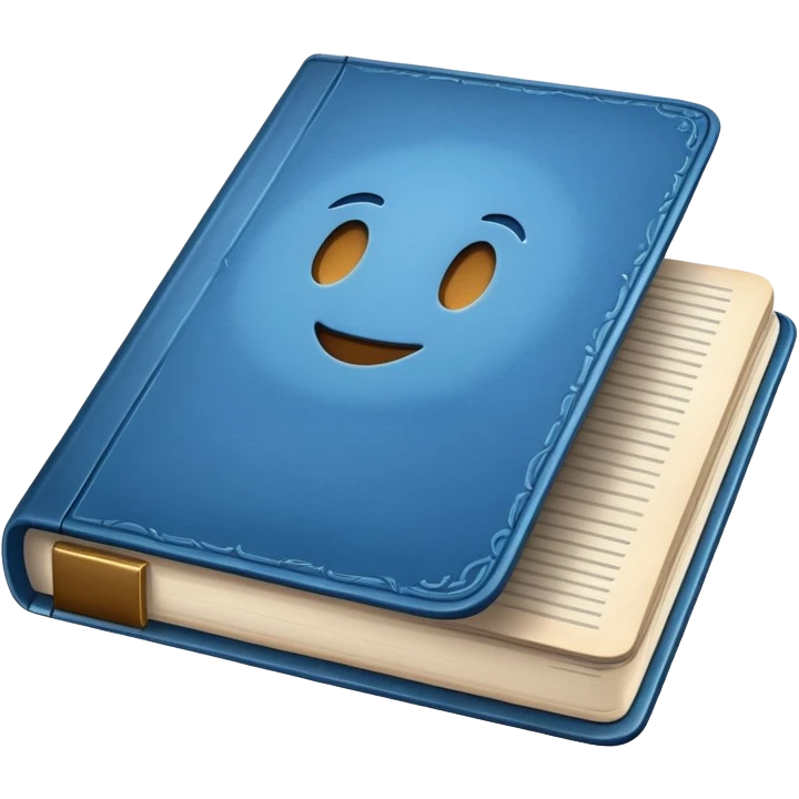 blue book emoji