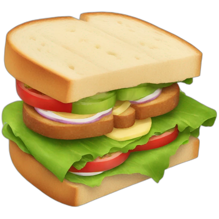 vegan sandwich emoji