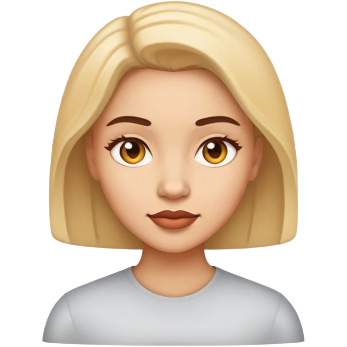 Bir kadın emoji