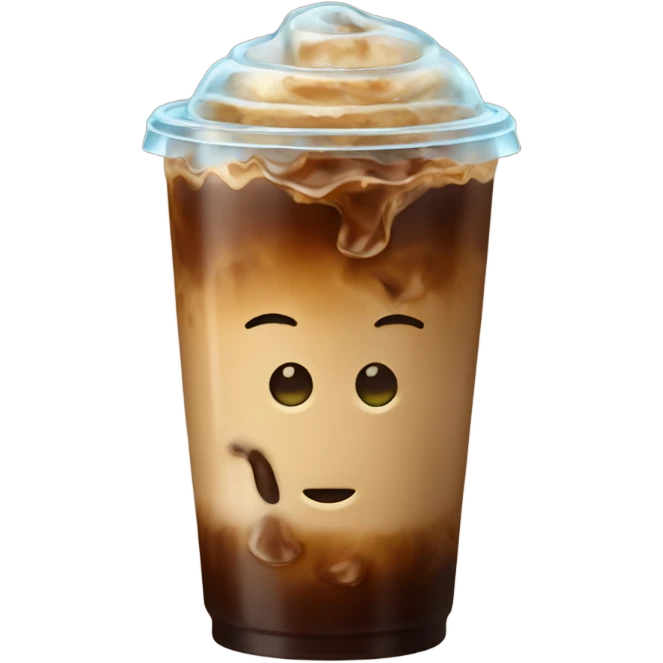 Iced coffee emoji