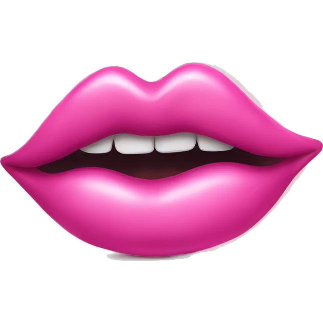 PINK kiss 💋 emoji