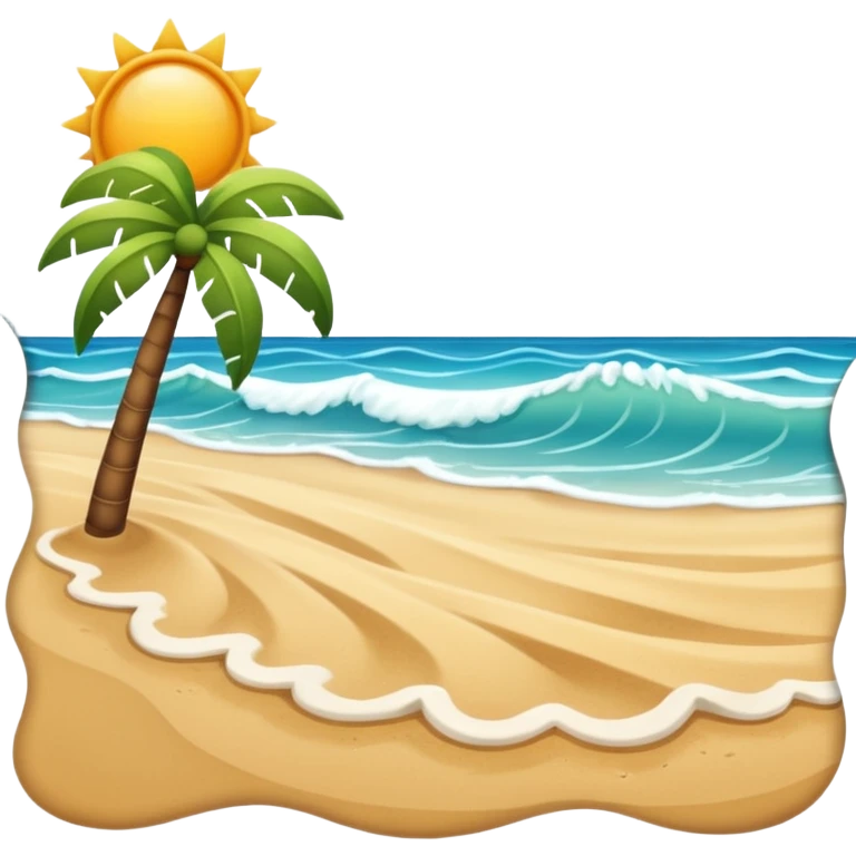 Beach emoji